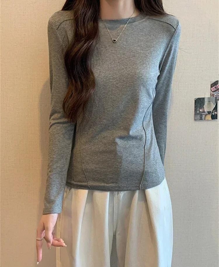 Dames Fleece Trui Lange Mouwen Zacht Warm - StudioMarella