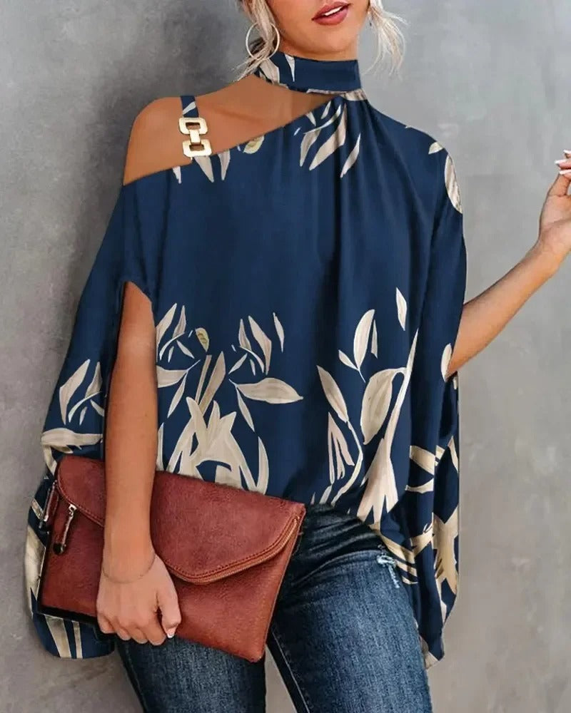 Vrouwelijke Off-the-Shoulder Top Elegant en Chic