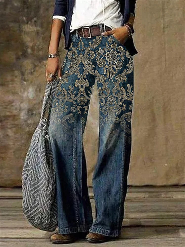 Hoge Kwaliteit Denim Broek van Katoen Twill Stof