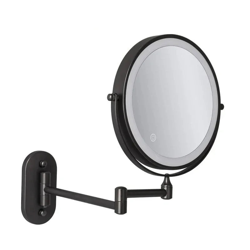 Make-upspiegel LED Vergrotend Oplaadbaar Chroom 20cm Wandspiegel 3 Lichtstanden