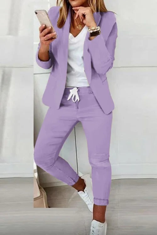 Dames Blazer Broek Combinatie