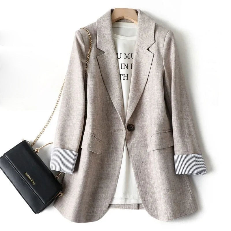 Dames Blazer Elegante Maatwerk Stijl