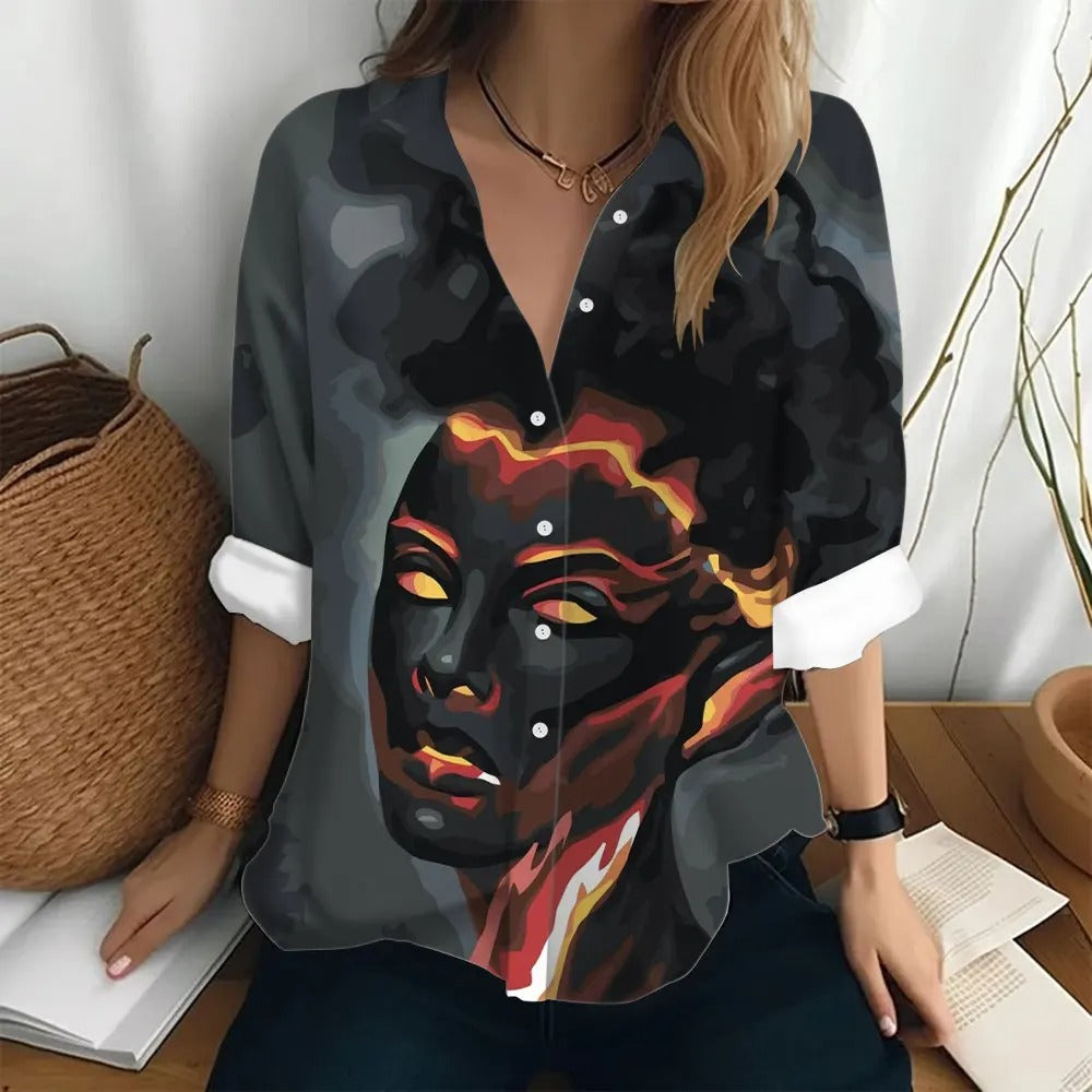 Vrouwenshirt Lange Mouwen Roze Stijlvol - StudioMarella