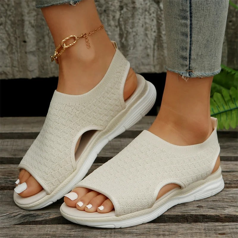 Vrouwelijke Zomersandalen Open Teen Comfortabele Schoenen - StudioMarella