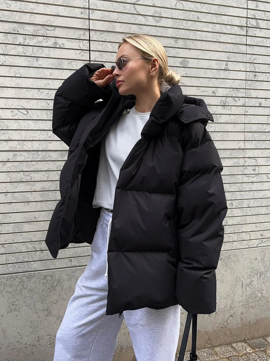 Dikke Winterjas voor Vrouwen Warm en Oversized