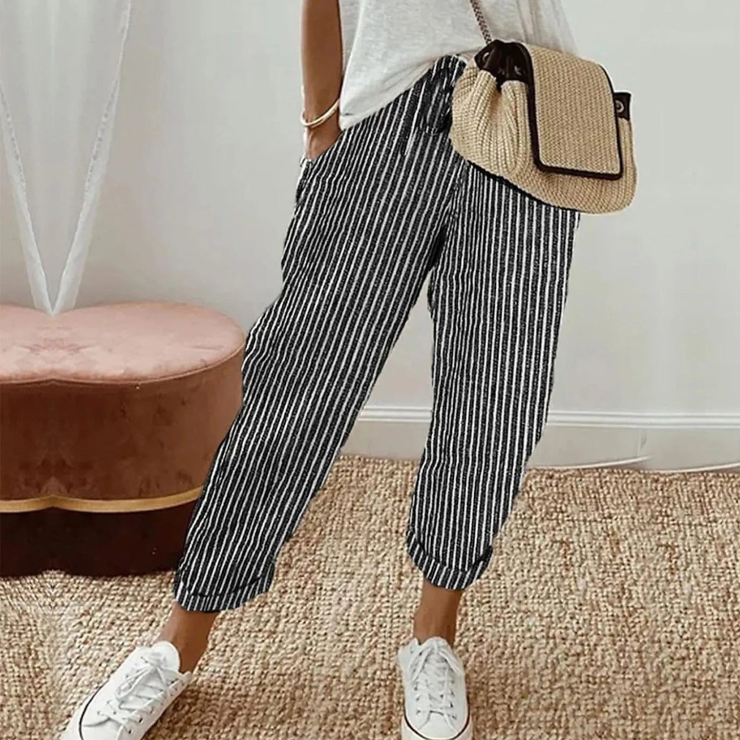 Joggingbroek met Trekkoord Zacht en Comfortabel - StudioMarella