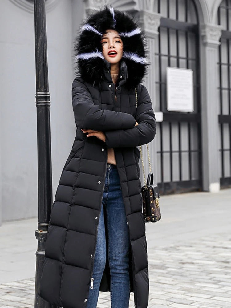 Dames Winterparka Bontkraag Warm en Waterdicht