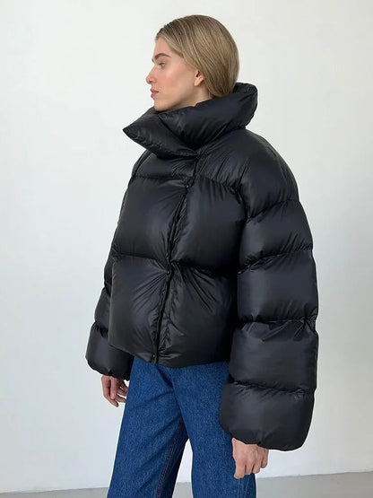 Dikke Winterjas voor Vrouwen Warm en Oversized