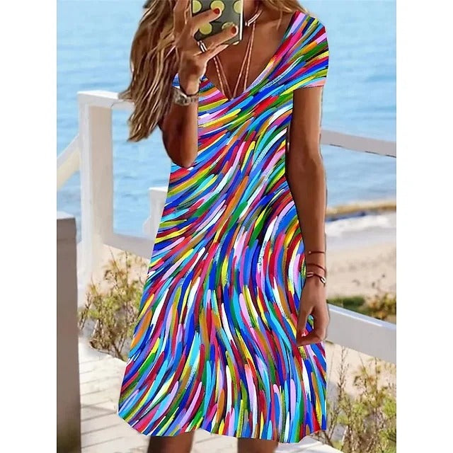 Vrouwen Zomerjurk Korte Elegante Jurk Zomer