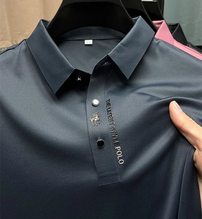 Heren Polo Shirt Stretch Kreukvrij Comfortabel