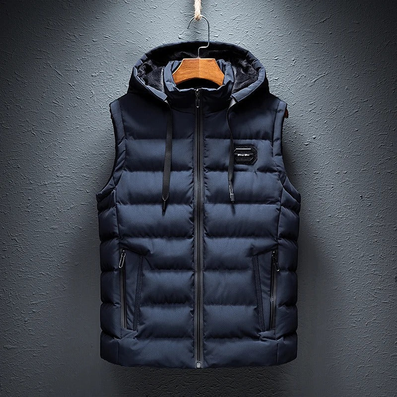 Heren Bodywarmer Warm Gewatteerd Waterdicht - StudioMarella