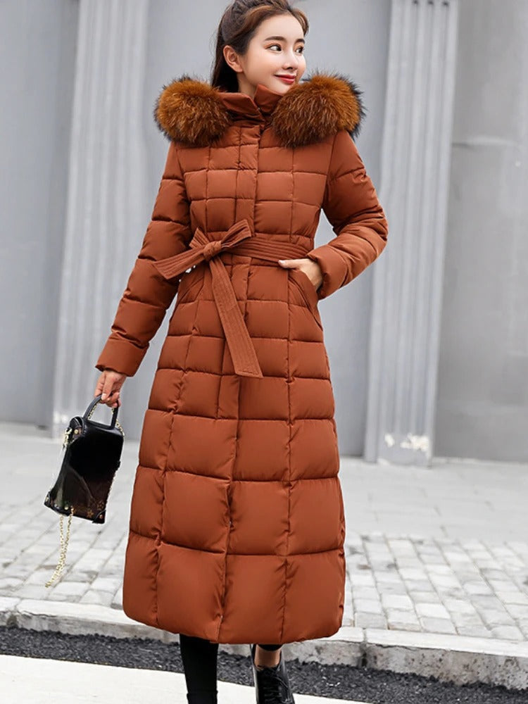 Dames Winterjas Met Ceintuur - StudioMarella