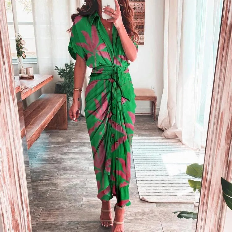 Jurk met Rüschen Vrouwelijk Zomerjurk Mode - StudioMarella