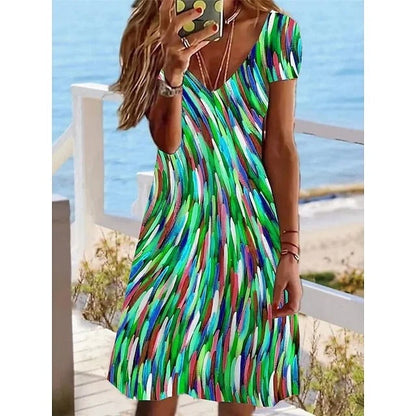 Vrouwen Zomerjurk Korte Elegante Jurk Zomer