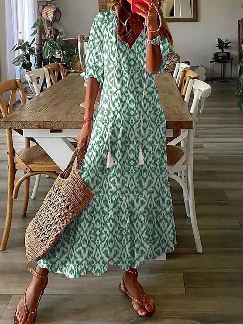 Maxi Jurk Luchtige Boheemse Stijl Zomerjurk