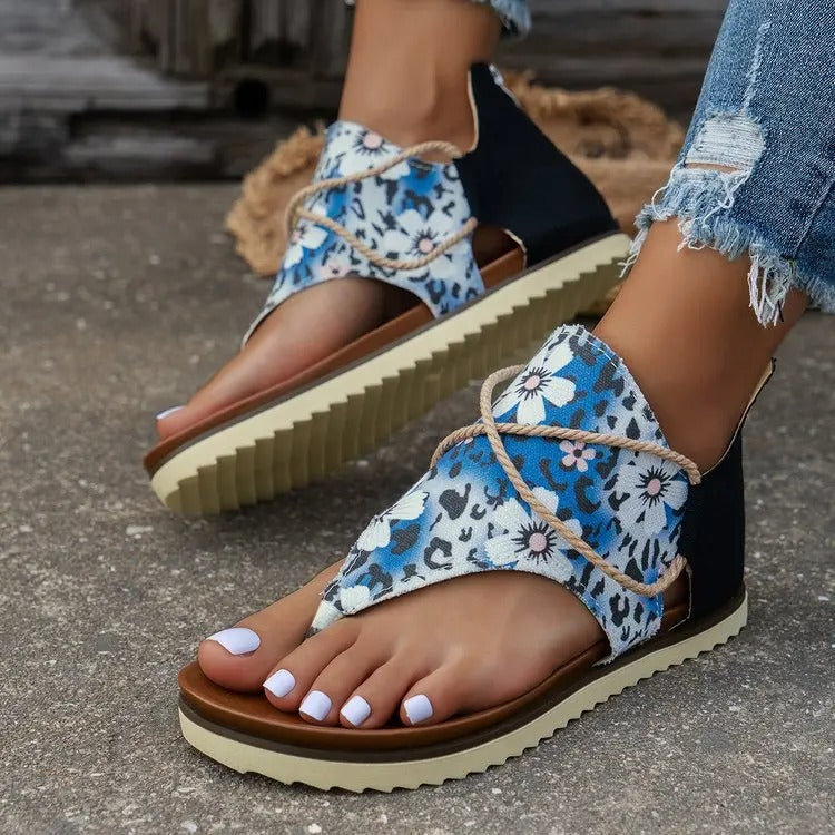 Dames Zomersandalen met Knijpneus Comfortabele Schoenen