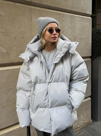 Dikke Winterjas voor Vrouwen Warm en Oversized