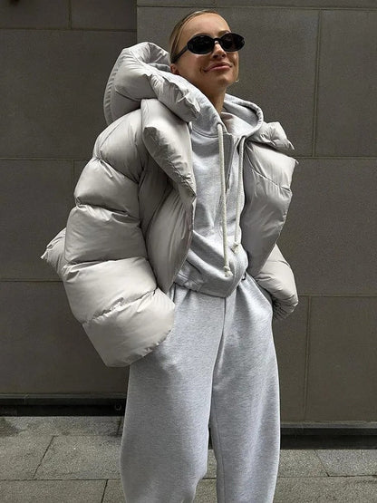 Dikke Winterjas voor Vrouwen Warm en Oversized