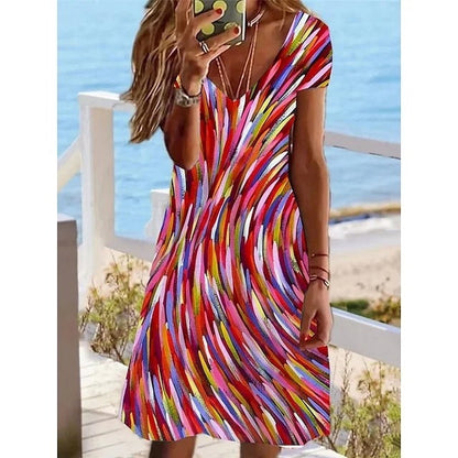 Vrouwen Zomerjurk Korte Elegante Jurk Zomer