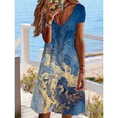 Vrouwen Zomerjurk Korte Elegante Jurk Zomer