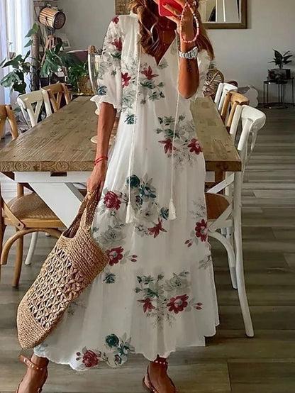 Maxi Jurk Luchtige Boheemse Stijl Zomerjurk