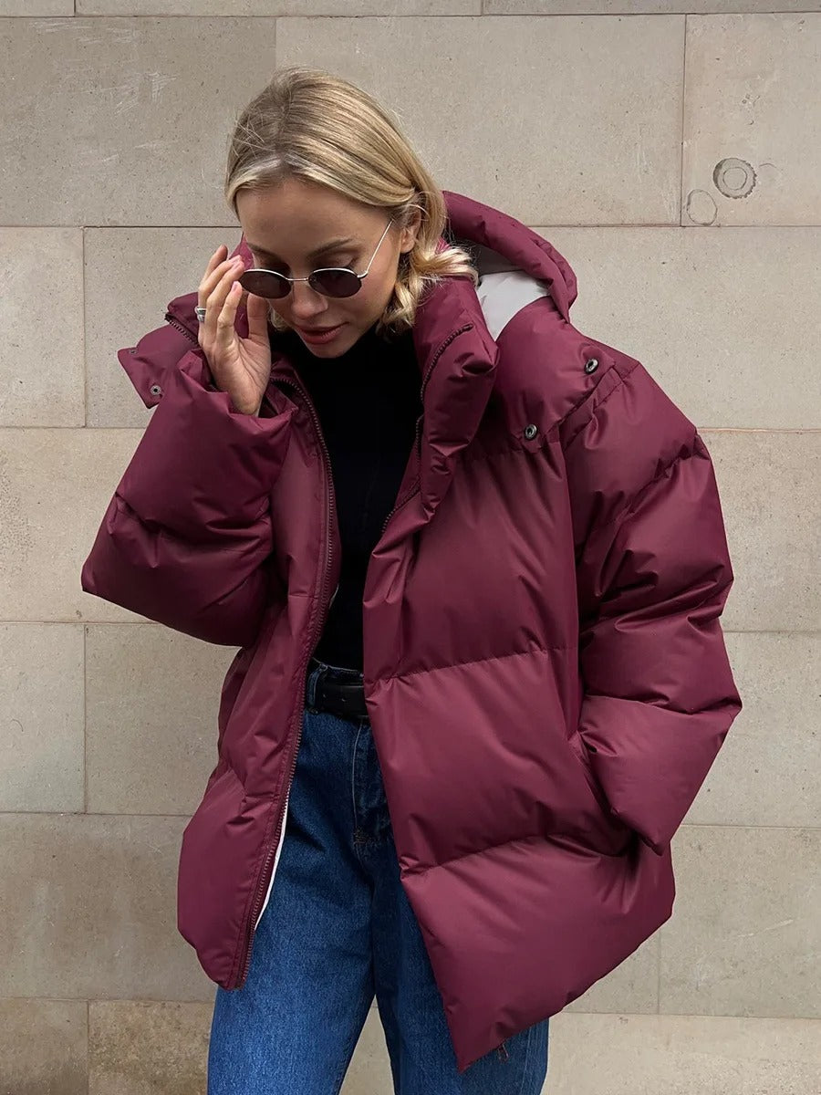 Dikke Winterjas voor Vrouwen Warm en Oversized - StudioMarella