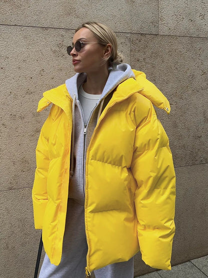 Dikke Winterjas voor Vrouwen Warm en Oversized