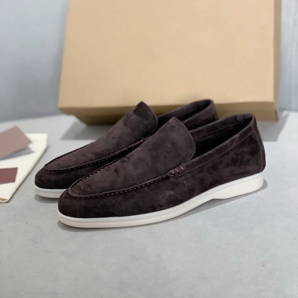 Luxe Pantofole van Zacht Suede Leer