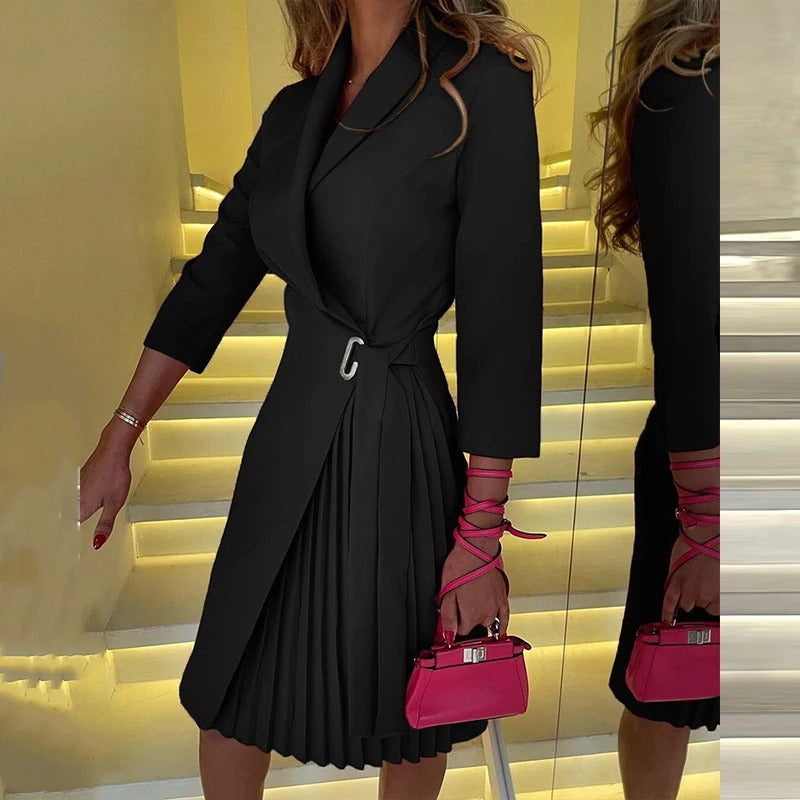 Zomerjurk voor Vrouw Geplooid Elegant Model