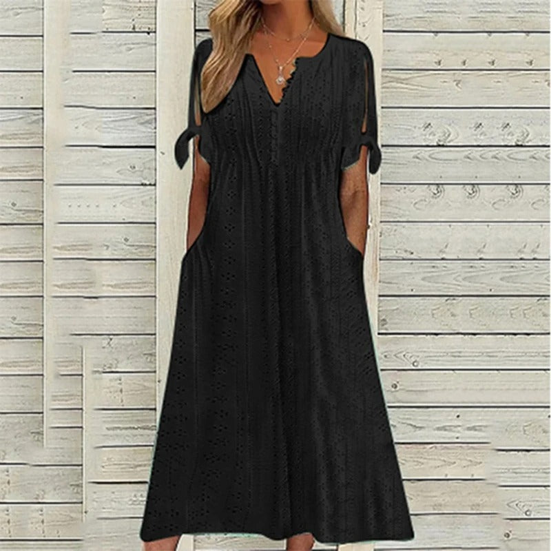 Elegante Kanten Jurk Voor Dames Zomer Collectie
