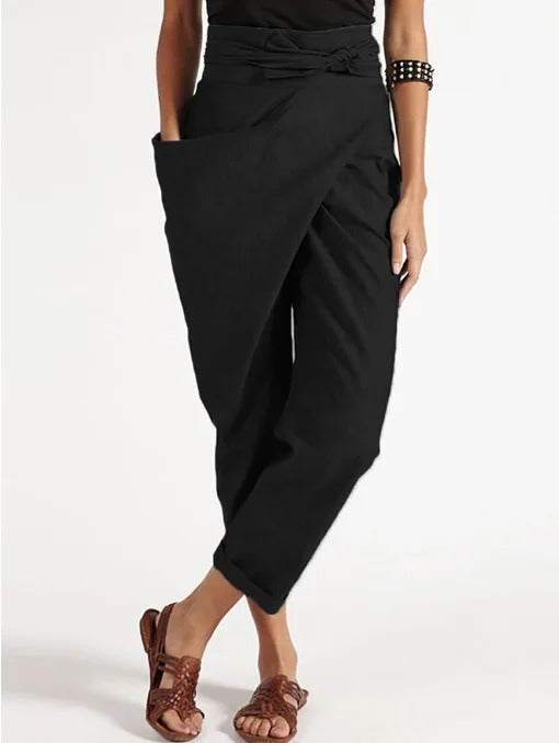 Dames Broek Asymmetrisch Casual Stijl - StudioMarella