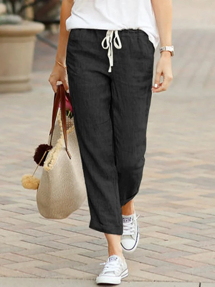 Vrouwelijke Broek Elegante Slimme Fit