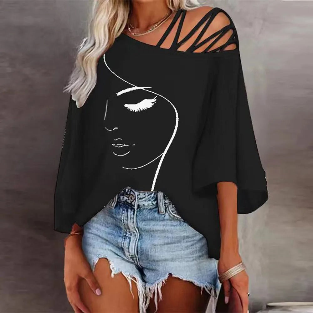Dames Shirt Bedrukt met Grappig Ontwerp - StudioMarella