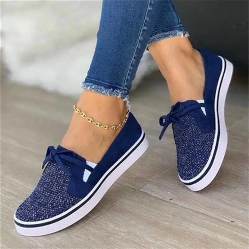 Vrouwelijke Canvas Sneakers Zacht en Stijlvol Comfortabel
