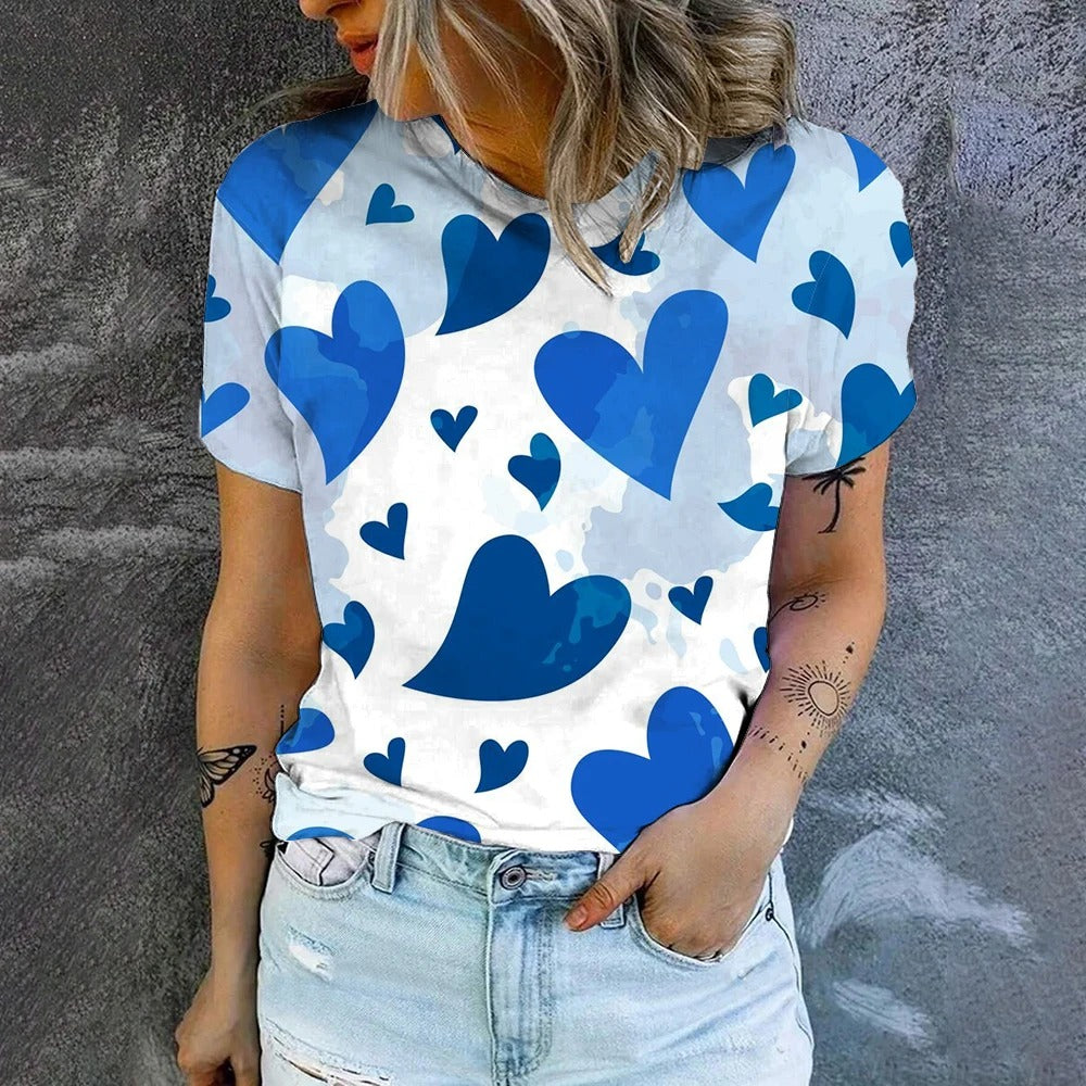 Dames Top Korte Mouwen Zomerjurk Stijl