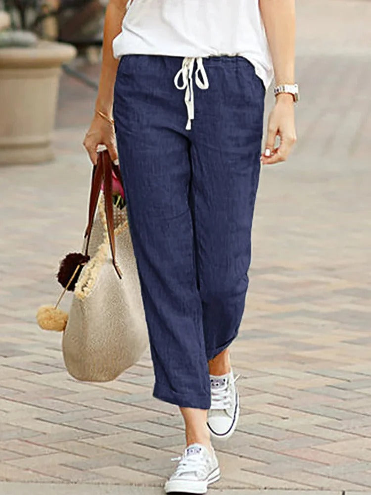 Vrouwelijke Broek Elegante Slimme Fit