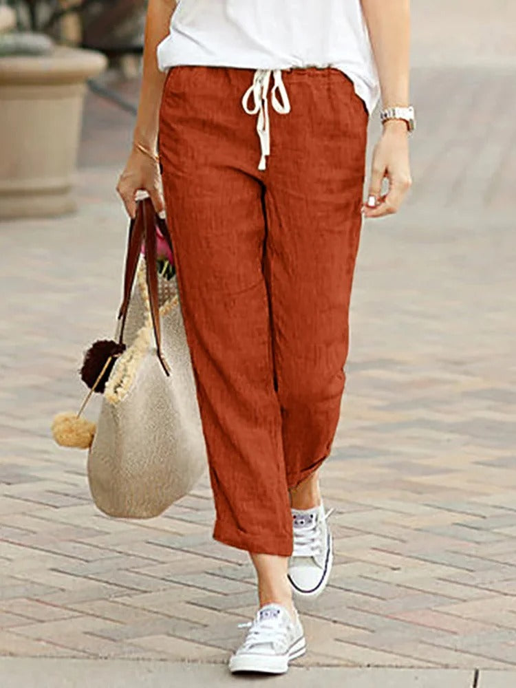 Vrouwelijke Broek Elegante Slimme Fit