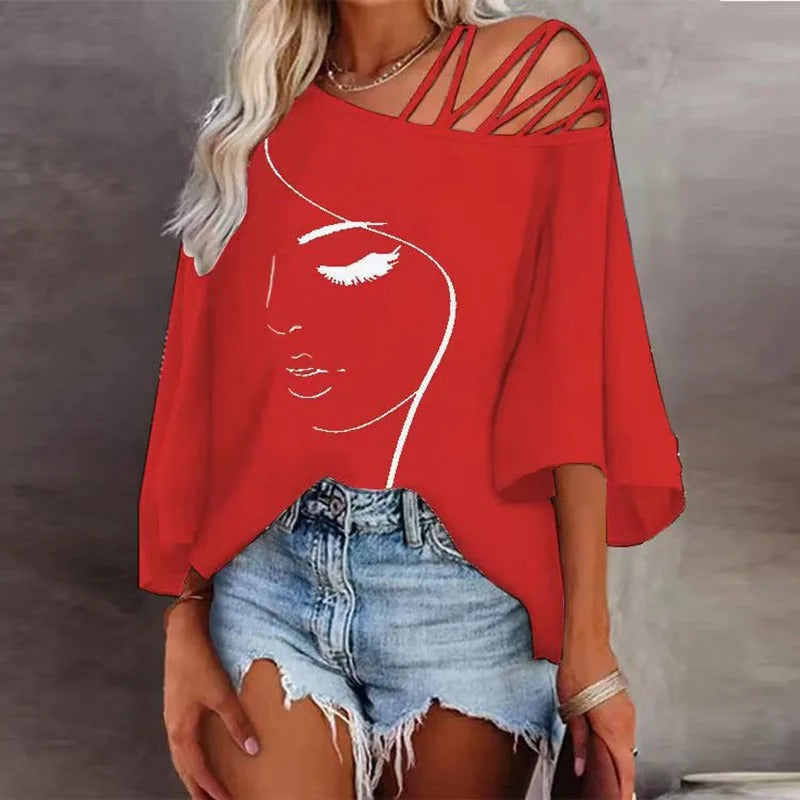 Dames Shirt Bedrukt met Grappig Ontwerp