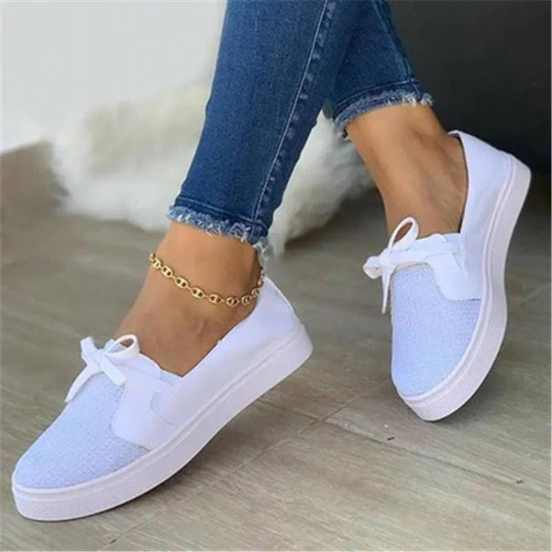 Vrouwelijke Canvas Sneakers Zacht en Stijlvol Comfortabel