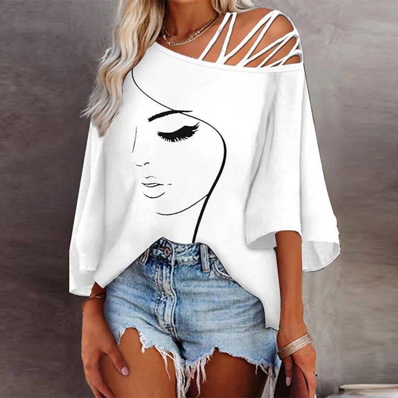 Dames Shirt Bedrukt met Grappig Ontwerp