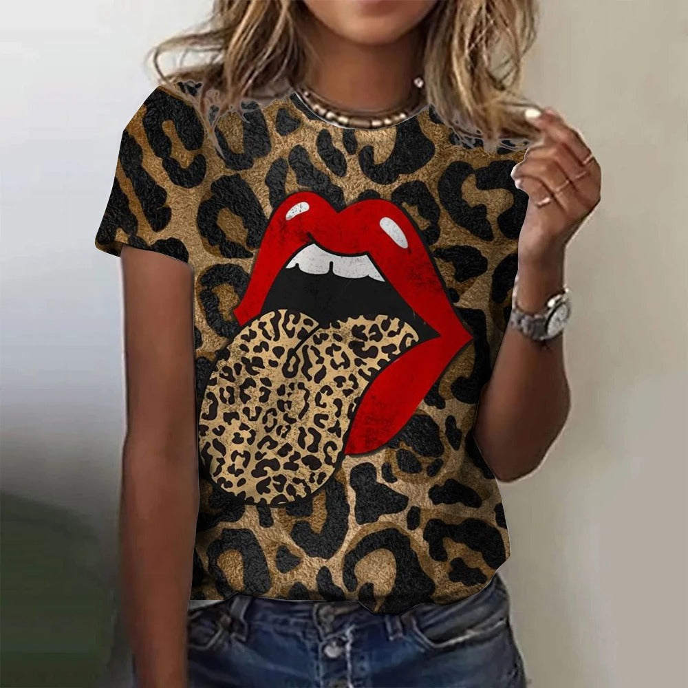 Dames T-shirt Kort Mouw Zomerjurk Stijl