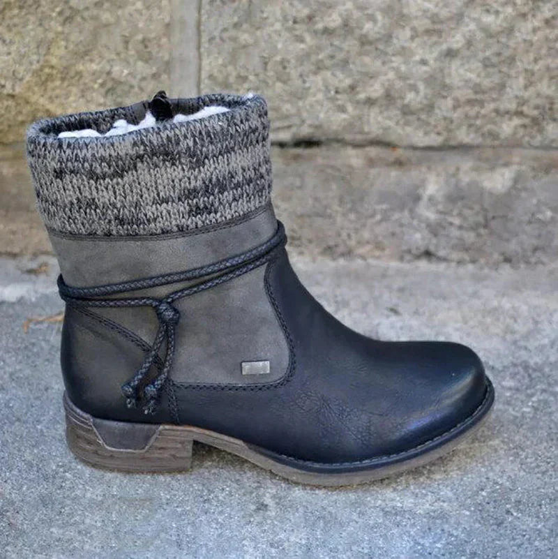 Bruine Enkellaarsjes Leren Dames Herfst Collectie
