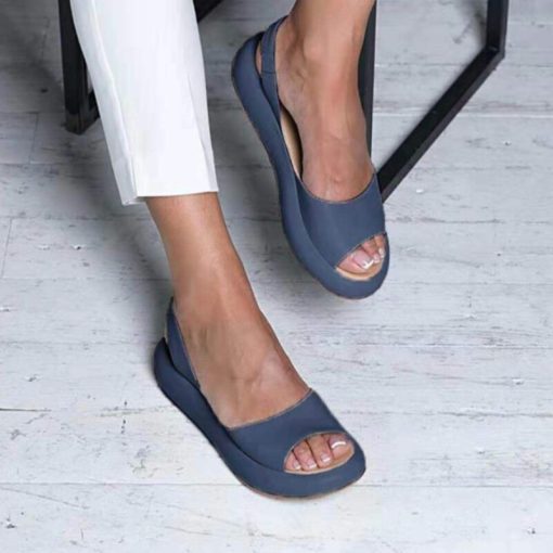 Platte Damessandalen Lente-Zomer Open Teenmodel Casual Teenslippers Comfortabel Schoeisel Strandschoenen