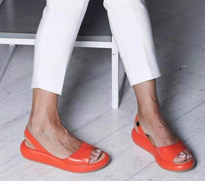 Platte Damessandalen Lente-Zomer Open Teenmodel Casual Teenslippers Comfortabel Schoeisel Strandschoenen