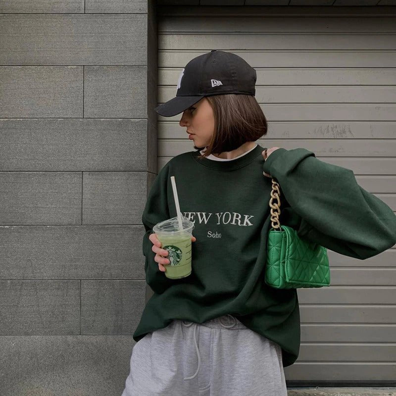 Vegan Leren Schouderbag Groen Met Ketting