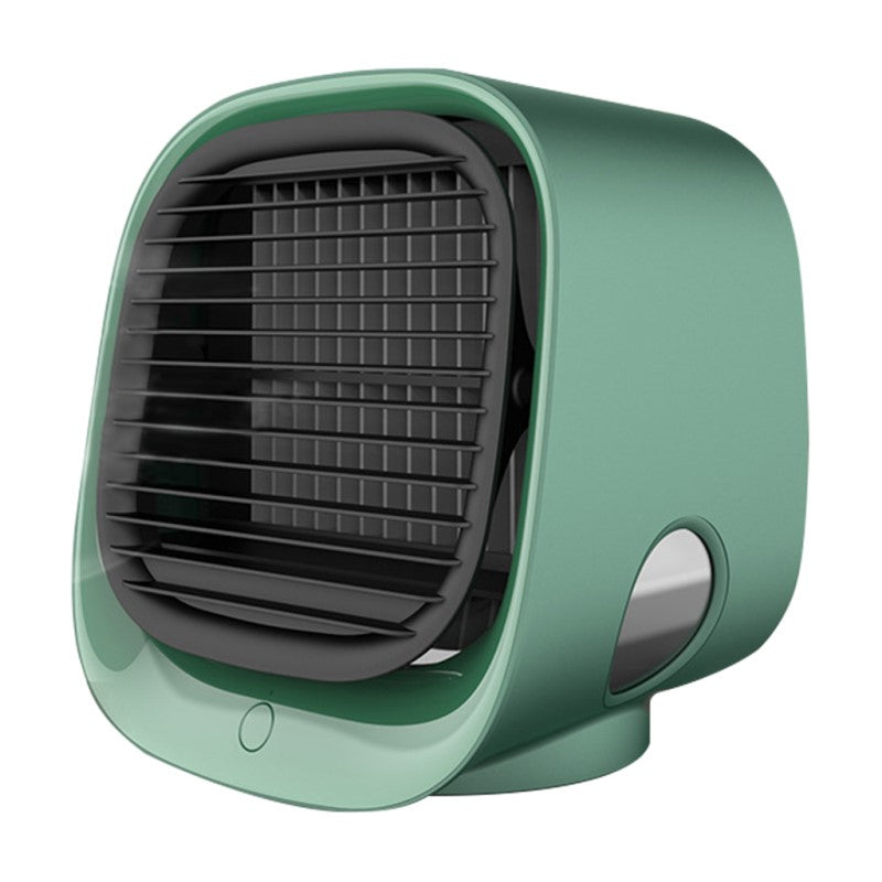 Compacte airco met luchtkoeler en luchtbevochtiger voor slaapkamer en kantoor via usb