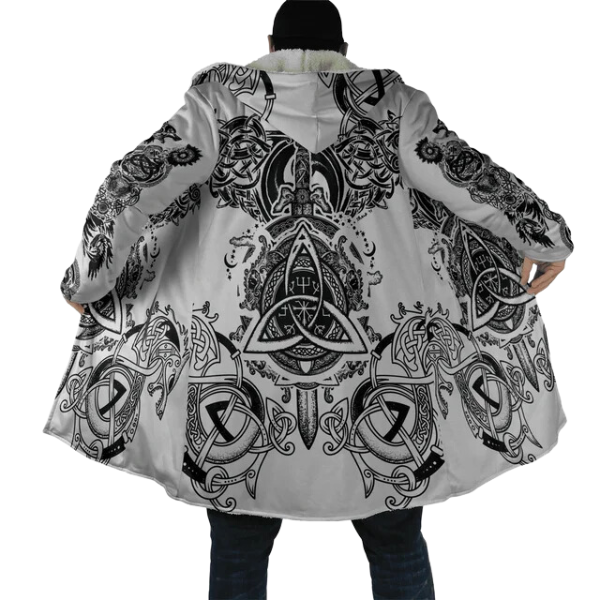 Wollen Jas Heren Winter Viking Stijl - StudioMarella