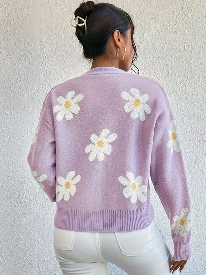 Elegante Trui met Knopen voor Vrouw