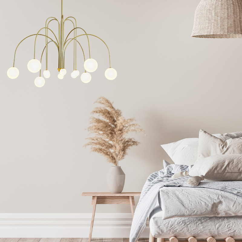 Hanglamp Zwaluwen Metaal Glas Zwart Goud Roze G9 LED Woonkamer Slaapkamer Decoratief