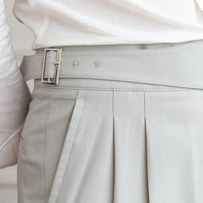 Heren Broek Casual Met Gesp voor Alledaagse Dracht
